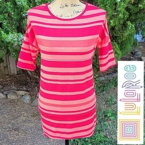 LuLaRoe Striped High-Low Irma Tunic
